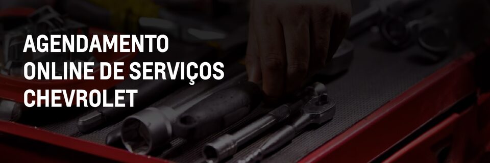 Agendar serviços automotivos Chevrolet